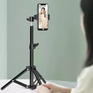 스마트폰 핸드폰 휴대폰 2.1M 대형 셀카봉 거치대/촬영 삼각대 스탠드 유튜브 브이로그 인터넷 개인 방송