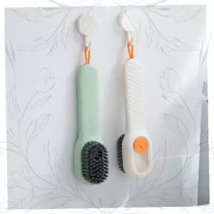 운동화 청소브러시 세트 미니솔 세제통 일체형 휴대용 신발관리 세척도구