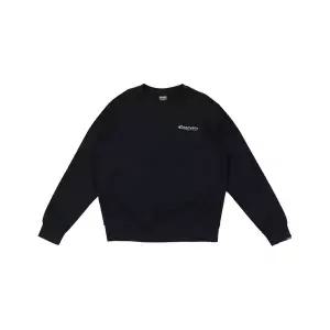 디스커버리 공용 바시티 백 레터링 맨투맨 티셔츠 DXMT15041-BKS