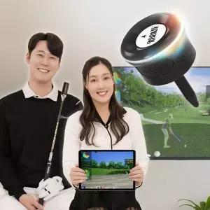 루키루키 홈 스크린 골프 RST 세트 386개 3D코스 지원 실내 스윙 트레이너 연습기