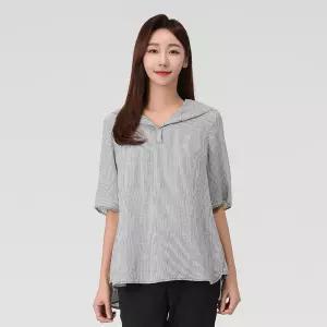 [PAT 여성] 린넨 스트라이프 셔츠_MI41502