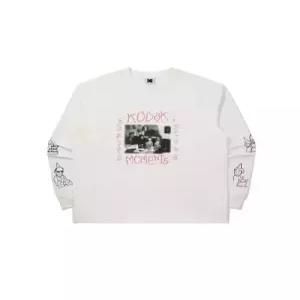 코닥 모먼츠 긴팔 티셔츠 WHITE