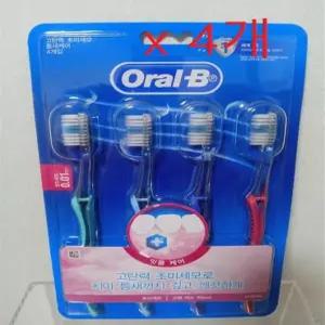 오랄비 고탄력 초미세모 틈새케어 칫솔 4개입 x 4개