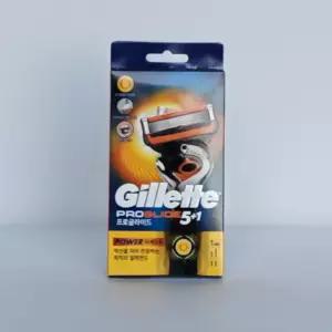 질레트 프로글(5+1) 미세진동 파워면도기 싱글족 깔끔한욕실 알뜰한