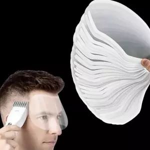 커트 얼굴 가리개 미용실 염색 보호 헤어 시술 얼굴 캡 샴푸 일회용 두피 필름 커버 케어 가림 시트 투명