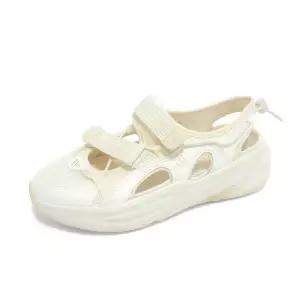 아디다스 오즈웨이브 여성 남성 공용 샌들 슬리퍼 오프 화이트 JS4577