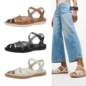 [공식][26SS] 여성 솔레이 방수 레더 우븐 백 스트랩 샌들 3종택일