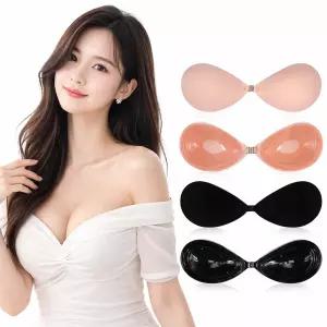 이브라 접착식 실리콘 볼륨업 끈없는 누드브라