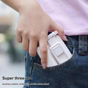 미니 휴대용 호환 셀카봉 폰 스탠드 비디오 녹화 도구 휴대폰 삼각대 자석 디자인 무선 리모컨