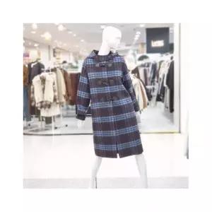 sh06 체크 패턴 더플 핸드메이드코트 SLBHZ4C03K