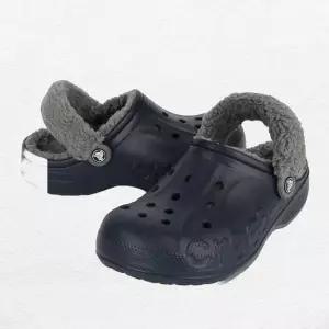 [크록스]바야 라인드 퍼즈 206633-4HE 방한화 남녀공용 샌들 슬리퍼