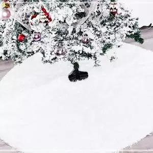 크리스마스트리 장식 화이트트리 스커트 중형 75cm 홈파티 분위기소품 3WD3A9BF20