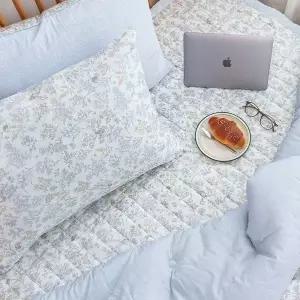 [골드스마일]Q 퀸 해피니 (블루) 카페트겸 버니 패드 침대패드