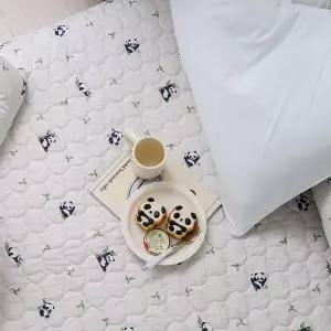 [골드스마일]퀸 해피니 Q (베이지) 침대패드 밴딩 주토랜드 패드 카페트겸