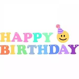 TBZ 생일축하합니다 (가랜드) 보석십자수 큐빅십자수 비즈아트