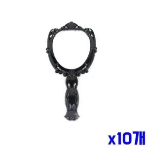 [RIZPICK]bns 블랙 엔틱 손거울 소 x10개 미니거울 손잡이거울