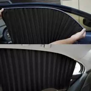 MOONDEX 카커텐 더위방지 자석 차량용 햇빛가리개 4개입 블랙