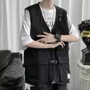 남성니트베스트 남성 조끼 배달조끼 빅포켓 오버핏 패션아이템 캐주얼