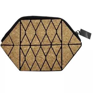 휴대용 자재 화장품가방 S 코르크 여행파우치 패턴 자재 화장품수납 가방속가방 미용가방