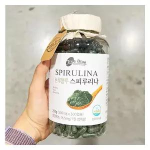 TRUE BLUE 스피루리나 500MG X 500캡슐