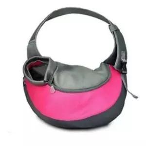 [반려] S 애견가방 메쉬슬링백 강아지가방 이동가방 핑크