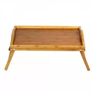 카페트레이 접이식 대나무 좌식책상 침대사이드테이블