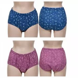 플라워패턴 순면 할머니 맥시팬티 3매