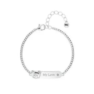 통통 로니 탄생석 실버 미아방지 팔찌 LWS25003S