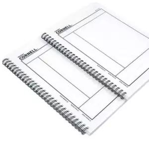 [문구/오피스] 필기용 표지 필기 메모장 코넬 PP표지 핑크 유선 연습장 노트