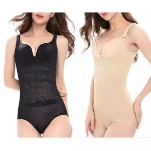 [하프클럽/]여성 몸매보정 레이스 바스트업 바디쉐이퍼 코르셋