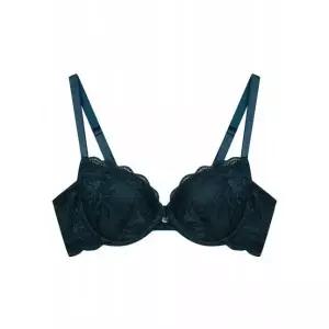 원더브라 여성 풀커버리지 쟈가드 레이스 풀컵 브라_네이비 301390