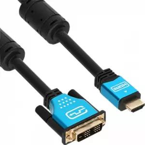 HDMI to DVI Blue Metal 케이블 1m
