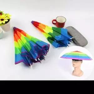 햇빛 차단 낚시용 그늘 모자 우산 겸용