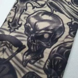 1쌍 해골 문신토시 팔토시 운전 작업 낚시 할로윈 타투토시 암슬리브