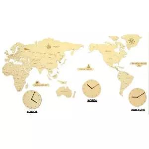 [RIZPICK]퍼블릭아트 코니아 트레이드 시계지도 시계-중