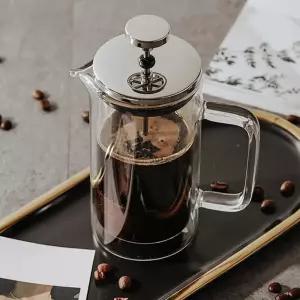 커피프렌치프레스 400ml 내열유리 거품기 드립커피