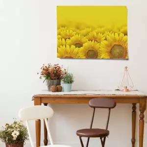 해바라기 행잉 패브릭 포스터 제작 풍경 액자