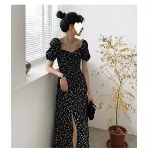 트임 휴양지원피스 롱원피스 플라워 셔링 (HSJ-WF54FC1)