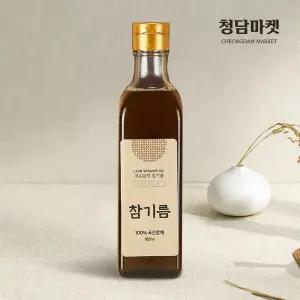 [청담마켓] 국산 저온압착 참기름 180ml