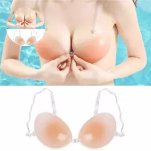 실리콘브라 볼륨업 비키니 노와이어 스킨