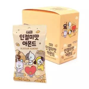 BT21 인절미맛아몬드 30g(1타 12개입) 통아 견과류 너트 넛츠