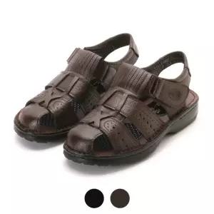 [파파브로] 소가죽 바디 남성 샌들 WW-SE-GLOBALS-125