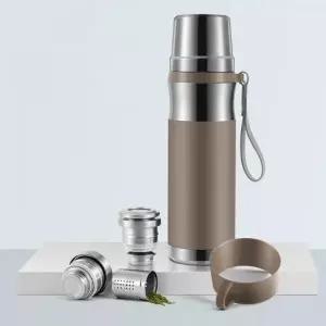 보냉병 웰데이 티보틀 보온병 뚜껑컵 1L 등산 캠핑