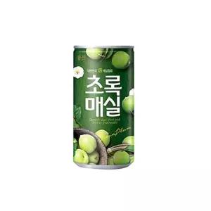 웅진 자연은 초록매실캔 180ml X 30입음료 매실 자판기 후식 음료수
