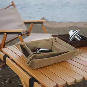 옥스포드 25CM 다용도 접이식 반합 BEIGE캠핑식기류 가벼운트레이 도접시 도트레이 용품