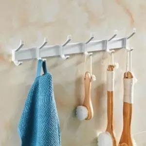 [JED] 후크 행거 벽 고정 벽걸이 옷걸이 알루미늄 16구