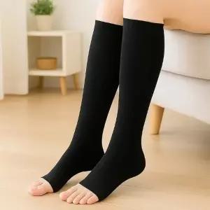 종아리압박밴드 서포팅 오픈토 종아리 압박밴드 붓기빼기 압박스타킹 종아리슬리브