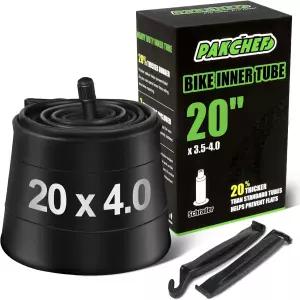 슈레이더 밸브가 있는 20x4.0 26x4.0 팻 타이어 튜브 - E-자전거 산악 두꺼운 부틸 고무 내부