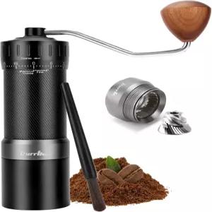 버버즈 MB2 수동 커피 그라인더 외부 조정 35g 대용량 마그네틱 캐치 컵 덜 지저분함 스테인리스 스틸