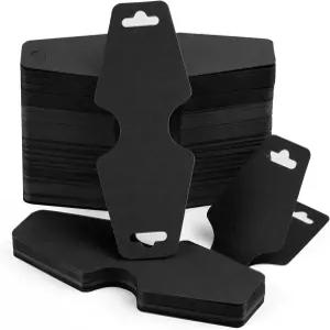 MIAHART 250개 목걸이 디스플레이 카드 빈 홀더 태그 보석 팔찌 열쇠고리 걸이 부착